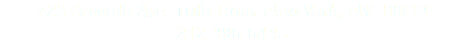 723 Seventh Ave. 10th Floor New York, NY 10019 212-986-6445